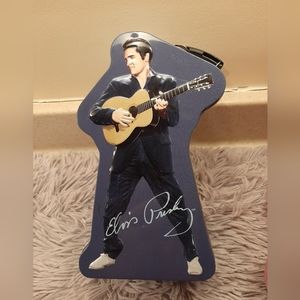 Elvis Presley Die Cut Tin Box